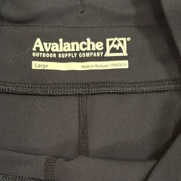 Avalanche Midnight Black Jogger Pants - Picture 3 of 3
